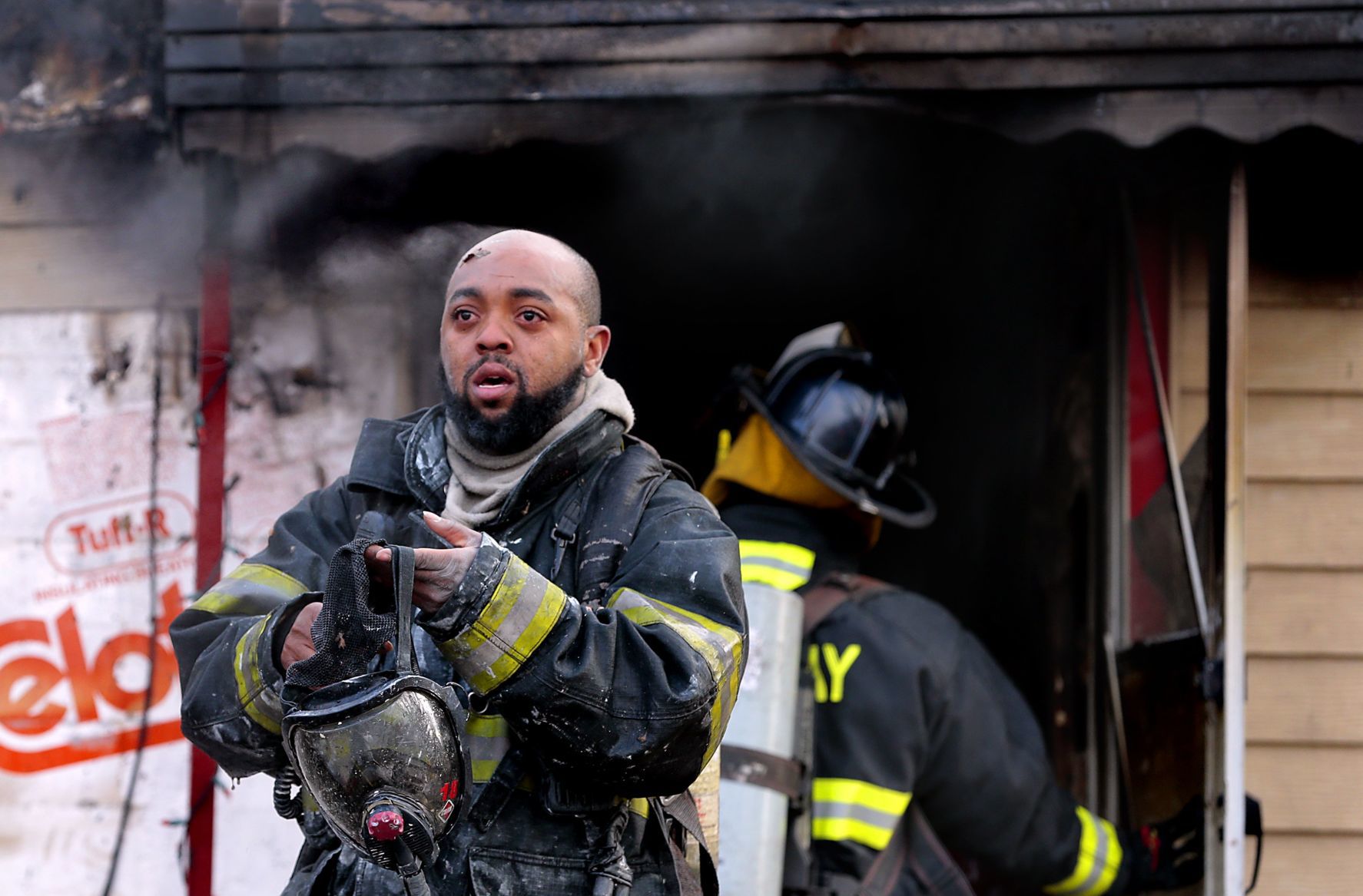 Cahokia fire guts home, owner injured